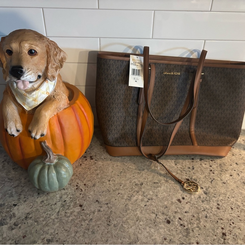 Michael Kors Brown Tote Bag